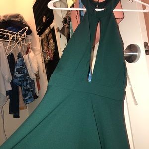 Olive formal dress